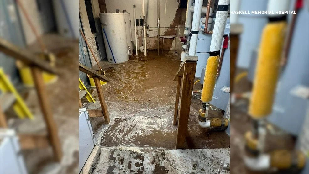 UPDATE: Haskell Memorial Hospital closes as flash flooding impacts Haskell County