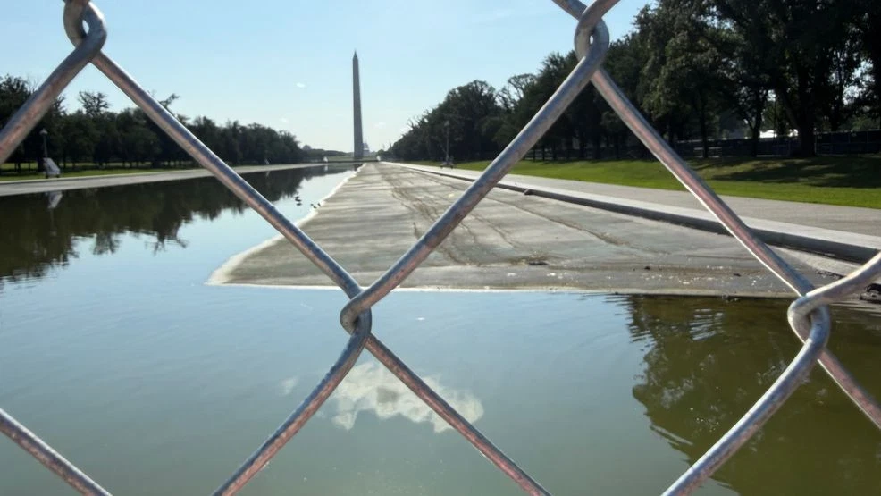 Reflecting Pool drained, again | GALLERY