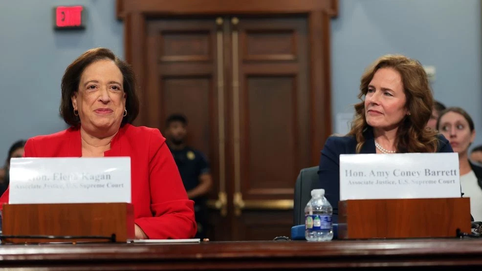 Amy Coney Barrett says she was sent home with bullet-proof vest following Dobbs leak